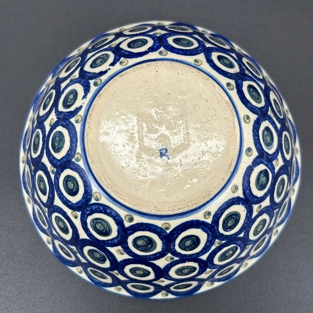 Vintage Boleslawiec Polish Pottery Bowl